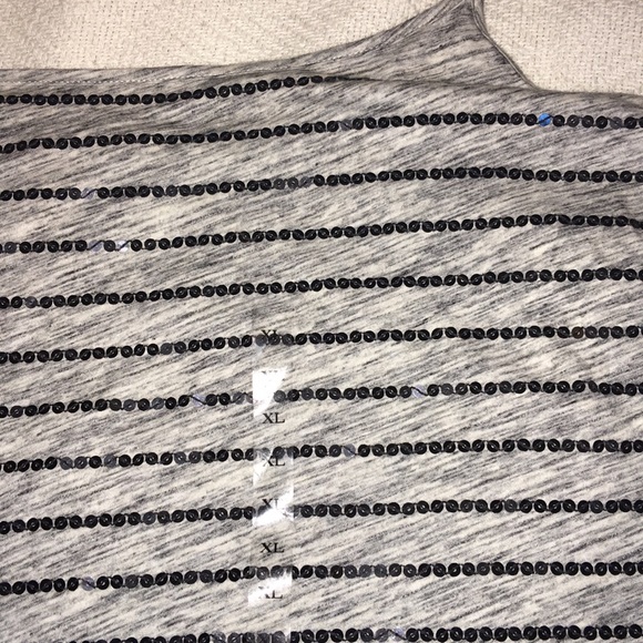 BOGO ITEM ** Loft black white sequin tank - Picture 3 of 4